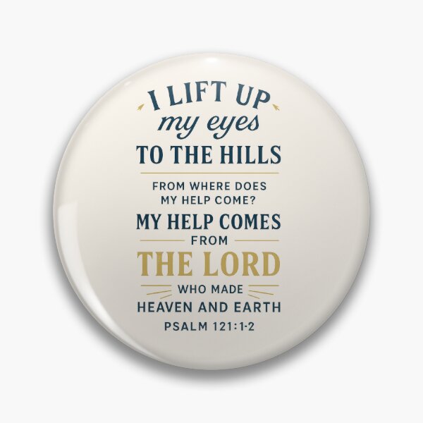 Item preview, Psalm 121:1–2 I Lift Up My Eyes to the Hills designed and sold by SimplySelim.