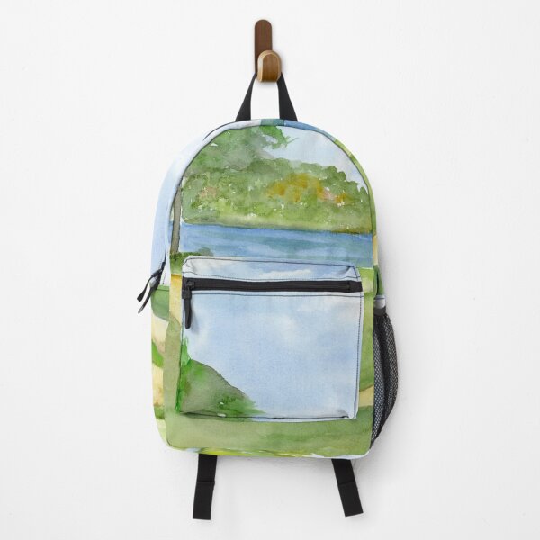 Item preview, Watercolor Golf Course by The Lake designed and sold by daphsam.