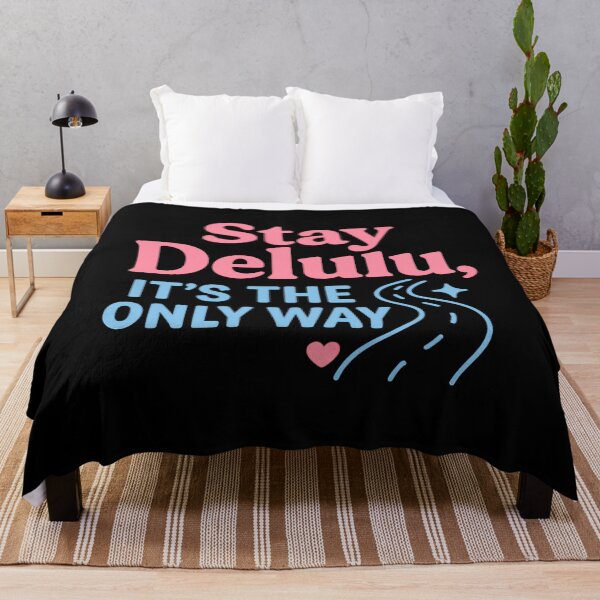 Item preview, Stay Delulu – It’s the Only Way Aesthetic Tee designed and sold by ALITOPRINCE.