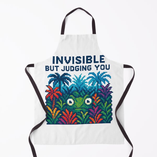 Item preview, Invisible But Judging You – Chameleon Pixel Jungle Humor designed and sold by NaturePixel.