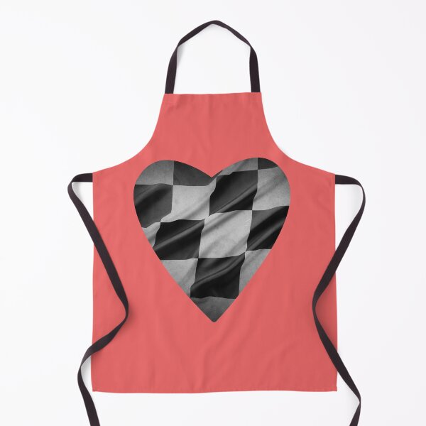 Item preview, Heart Shaped Checkered Flag designed and sold by Juiced Up Racing Co. .