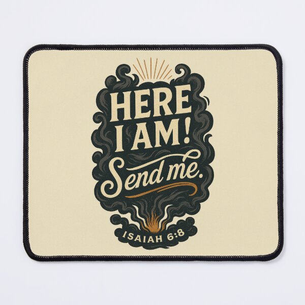 Item preview, Isaiah 6:8 Here I Am Send Me Commission Verse designed and sold by SimplySelim.