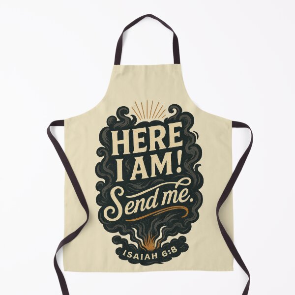 Item preview, Isaiah 6:8 Here I Am Send Me Commission Verse designed and sold by SimplySelim.