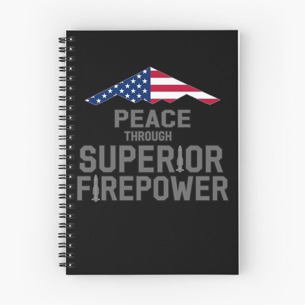 Item preview, Peace through Superior Firepower B-2 Spirit Stealth Bomber designed and sold by RealPilotDesign.
