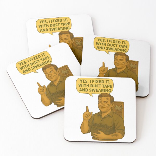 Item preview, Yes, I Fixed It – Duct Tape and Swearing designed and sold by Nuvijo.