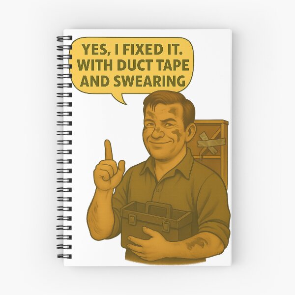 Item preview, Yes, I Fixed It – Duct Tape and Swearing designed and sold by Nuvijo.