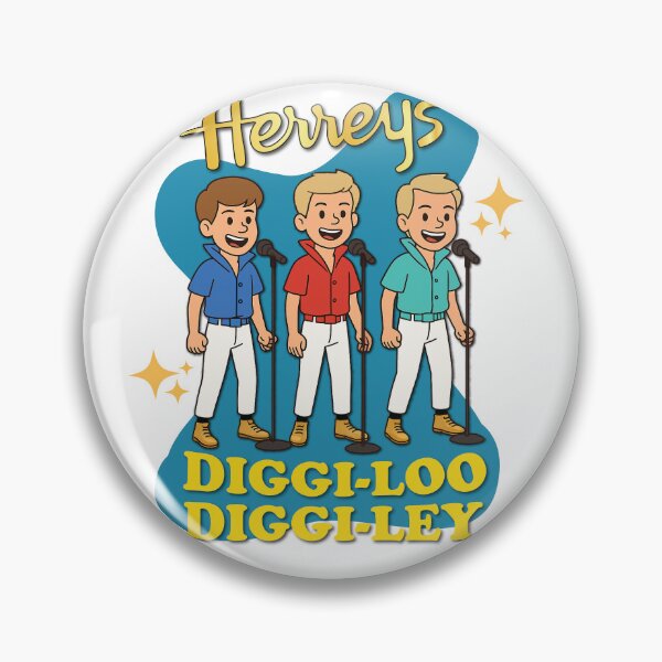 Item preview, Diggi-Loo Diggi-Ley - Herreys - Eurovision 1984  Winner - Sweden - Eurovision Song Contest Winners - Eurovision 1984 designed and sold by Vision-Tees.