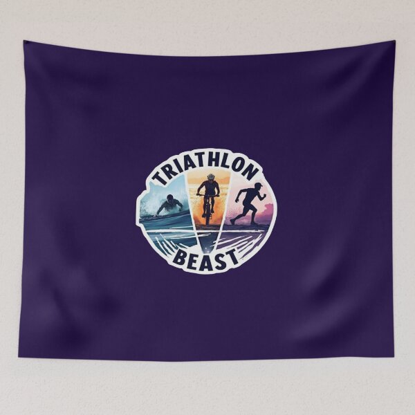 Item preview, Triathlon Beast – Swim, Bike, Run Like a Monster designed and sold by Triathlongram.