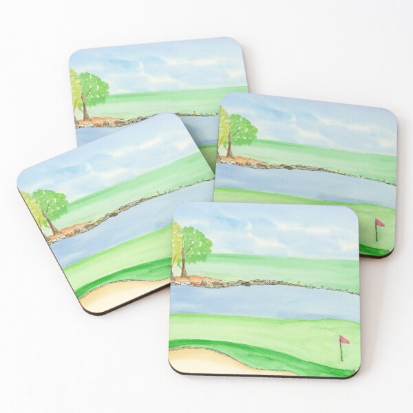 Item preview, Watercolor Golf Hole  designed and sold by daphsam.