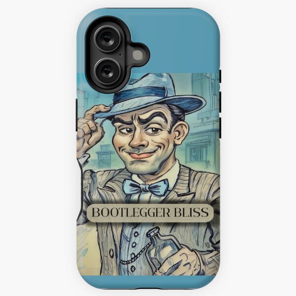 Item preview, Bootlegger Bliss Retro Gangster Art Print designed and sold by gleefulme.