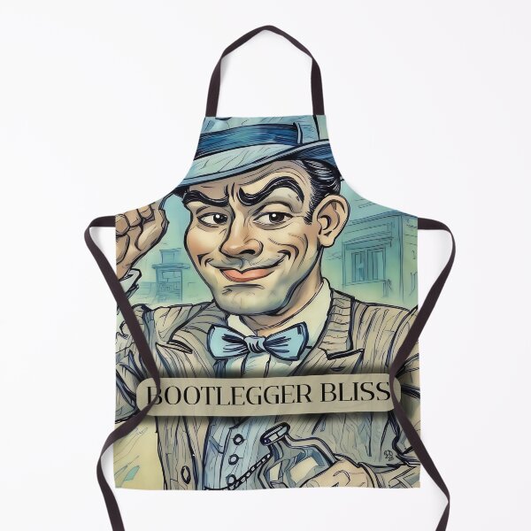 Item preview, Bootlegger Bliss Retro Gangster Art Print designed and sold by gleefulme.