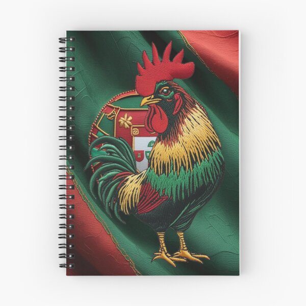 Item preview, Portugal Embroidered Rooster Patch Patriotic Folk Art Bird Design designed and sold by ArtDesignTp.