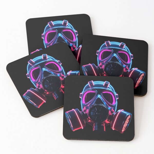 Item preview,  Neon Gasmask designed and sold by Vicarchaeopteryx.