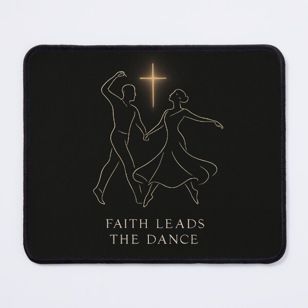 Item preview, “Faith Leads the Dance” – Christian Cross Dance Design for Backpacks & Duffle Bags designed and sold by FaithDripStudio.