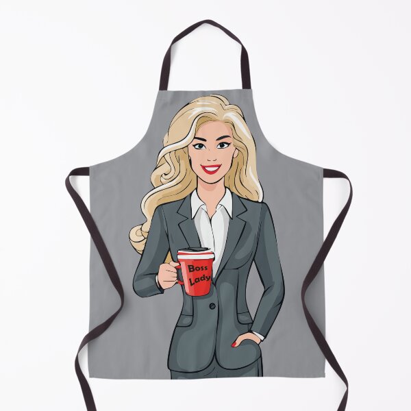 Artikelvorschau, Boss Lady Blondine mit Hosenanzug und roter Kaffeetasse entworfen und verkauft von angel-cat-22.
