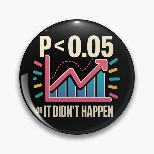 Item preview, p<0.05 or it didn't happen, funny data and statistics designed and sold by NoetherSym.