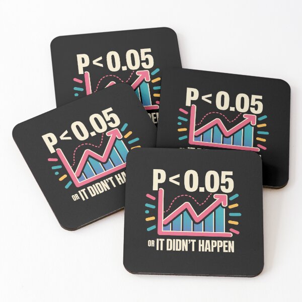 Item preview, p<0.05 or it didn't happen, funny data and statistics designed and sold by NoetherSym.