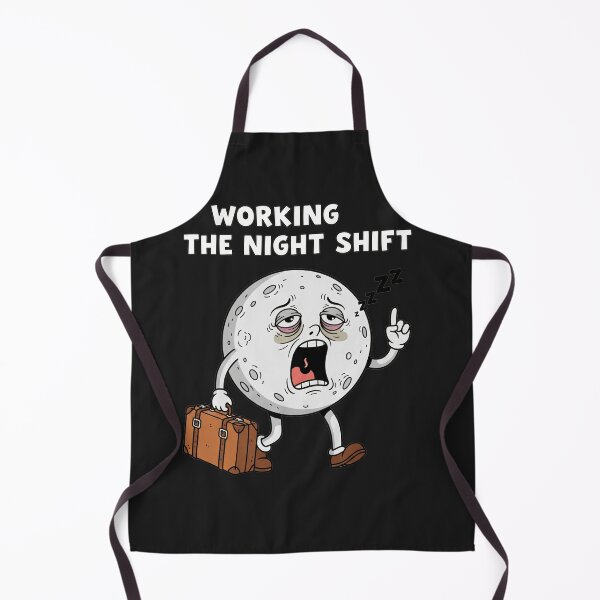 Item preview, WORKING THE NIGHT SHIFT Tired Moon designed and sold by Owcomm.