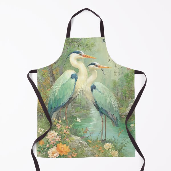 Item preview, Serene Egret Duo by Verdant Waters designed and sold by bloorose.