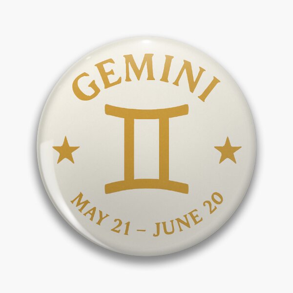Item preview, Gemini Zodiac Symbol – Golden Twin Energy Design designed and sold by Craftystay.