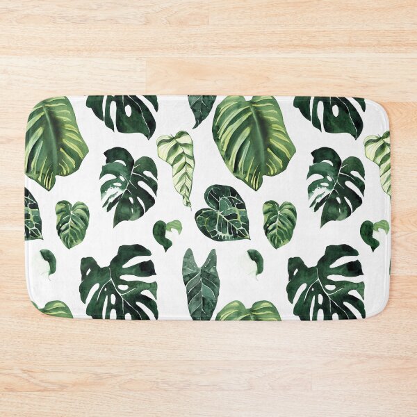 Item preview, Monstera Leaves Pattern Tropical House Plant designed and sold by PG Illustration.