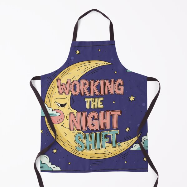 Item preview, WORKING THE NIGHT SHIFT Sleeping Moon designed and sold by Owcomm.