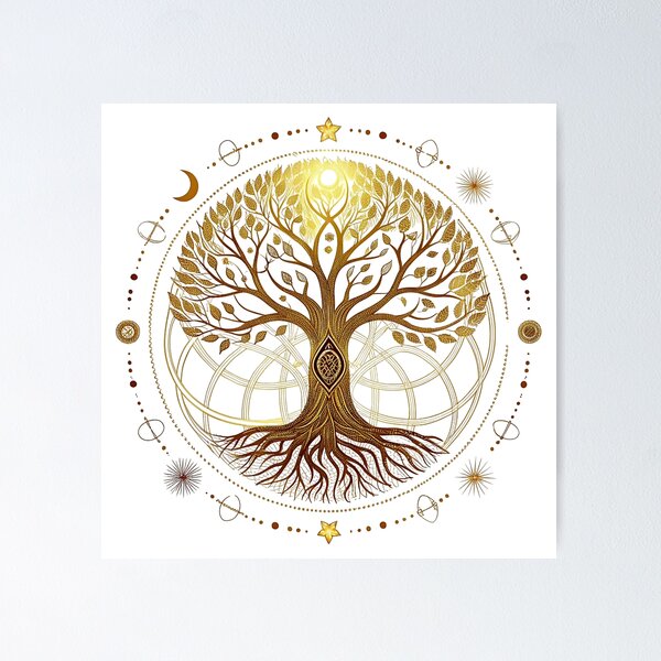 Item preview, Mystical Tree of Life designed and sold by Lucky 777.