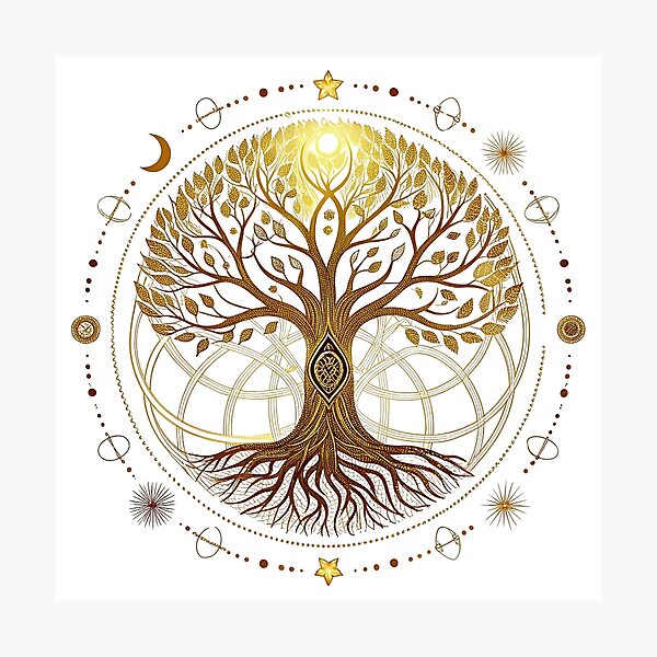Item preview, Mystical Tree of Life designed and sold by Lucky 777.