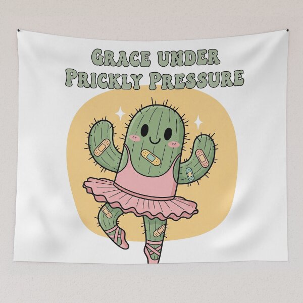 Item preview, GRACE UNDER PRICKLY PRESSURE Ballet Cactus designed and sold by Owcomm.