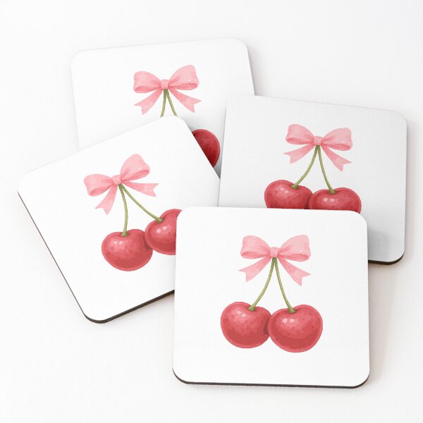 Item preview, Cherries with a bow designed and sold by Dennis' Creative Corner.