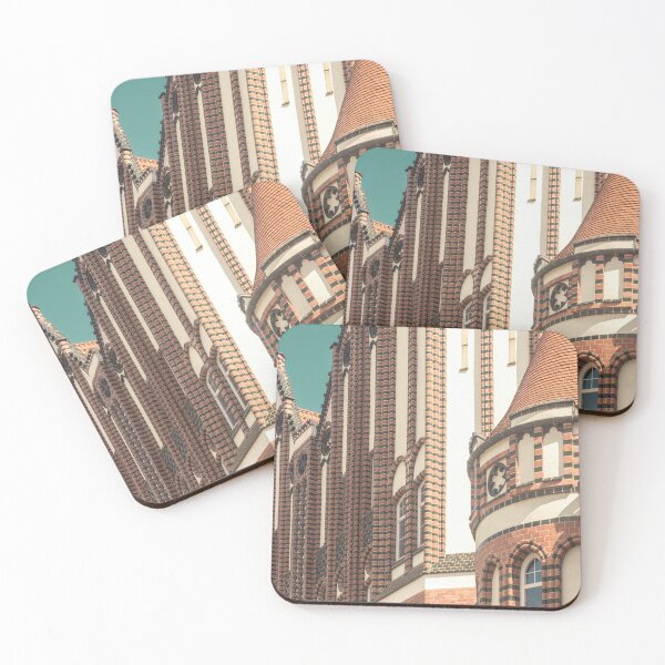 Item preview, Brick Gothic Rhythm – Architectural Detail in Soft Summer Light designed and sold by City and Nature in the Lens.