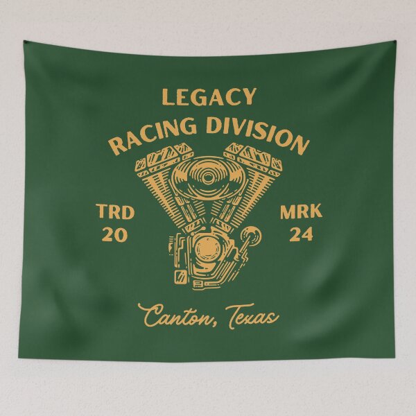 Item preview, Vintage Racing Motor Design designed and sold by Juiced Up Racing Co. .