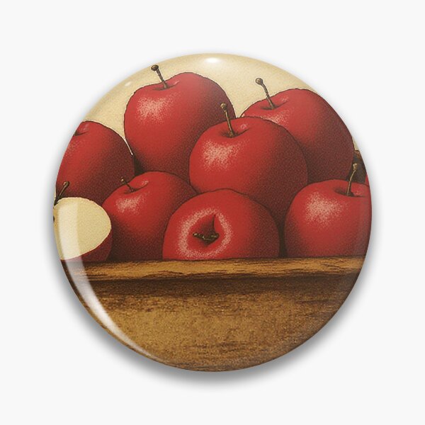 Item preview, Retro Apple Fruit Sticker Label designed and sold by Wordsmith-Wear.