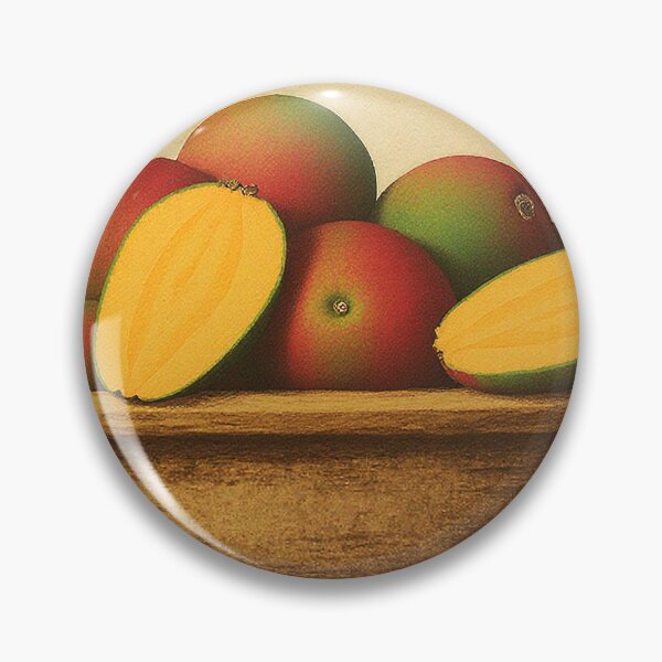 Item preview, Retro Mango Fruit Sticker Label designed and sold by Wordsmith-Wear.