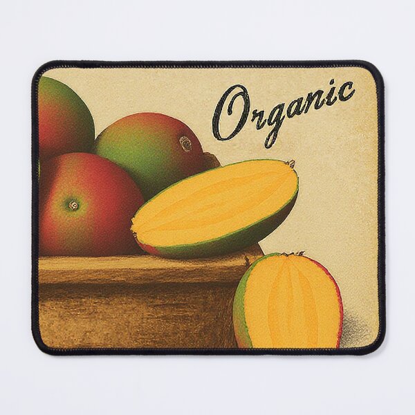 Item preview, Retro Mango Fruit Sticker Label designed and sold by Wordsmith-Wear.