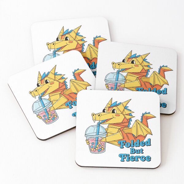Item preview, Folded But Fierce Origami Dragon Bubble Tea designed and sold by Owcomm.