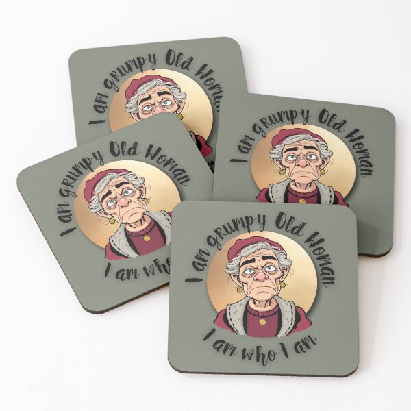 Item preview, I am a Grumpy Old Woman I am Who I am, Funny Gift for Cool Grandma designed and sold by Pishpunta.