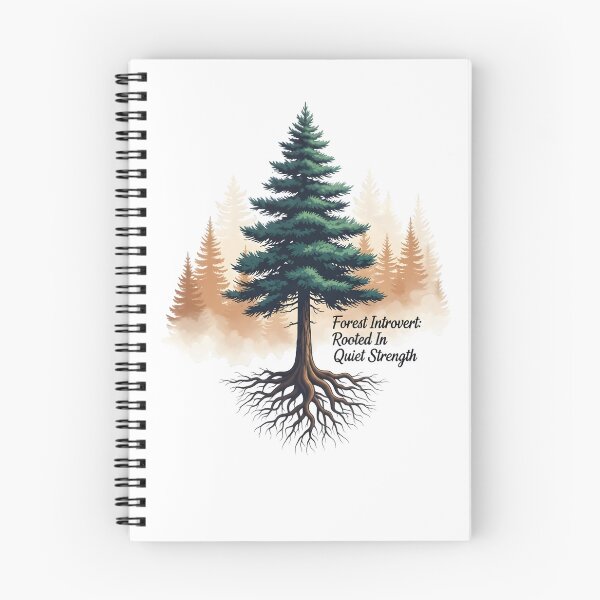 Item preview, Forest Introvert: Rooted in Quiet Strength – Naturecore Tranquility Digital Art designed and sold by AnnDesignStudio.