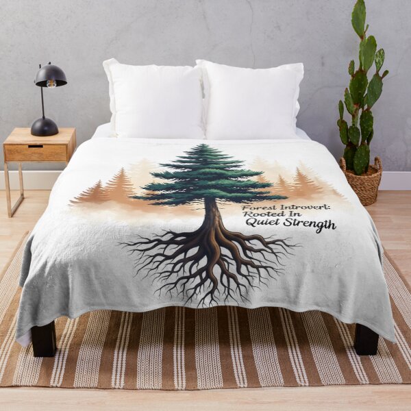 Item preview, Forest Introvert: Rooted in Quiet Strength – Naturecore Tranquility Digital Art designed and sold by AnnDesignStudio.