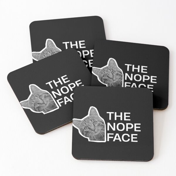 Item preview, The nope face funny cat designed and sold by MilkyForest.