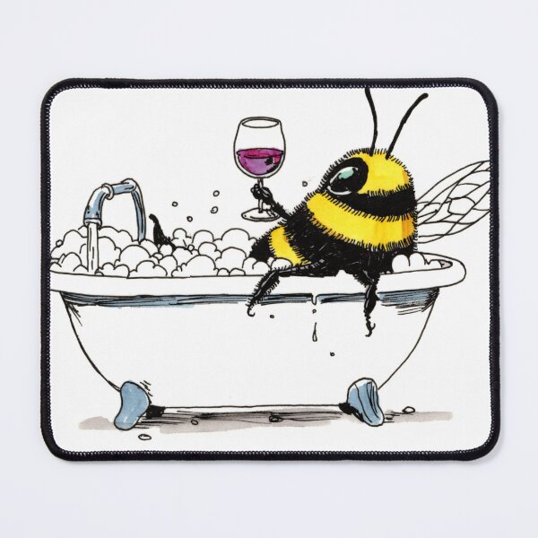 Item preview, Bubble Bath & Wine designed and sold by Scribbles & Doodles by Jinx.