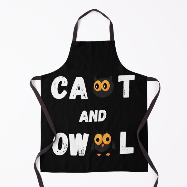 Item preview, Cat and Owl – Cute Night Duo Animal Design designed and sold by Nexavri Art.