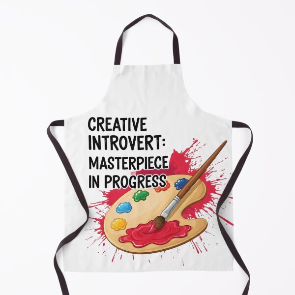 Item preview, Creative Introvert Masterpiece In Progress - Artist Paint Palette Art designed and sold by AnnDesignStudio.