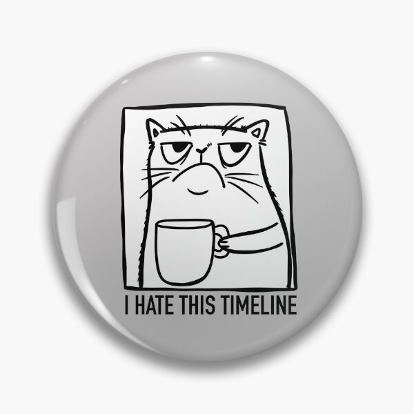 Item preview, I hate this timeline grumpy cat designed and sold by poket.piktures.