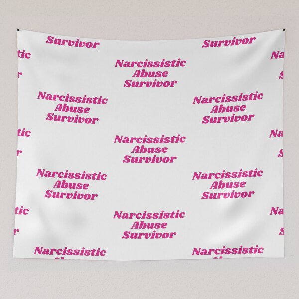 Item preview, Narcissist Abuse Survivor Pink - Narcissist Survivor Quote Sticker - Gift for Divorce, therapist, mental health advocate designed and sold by brodidudie.