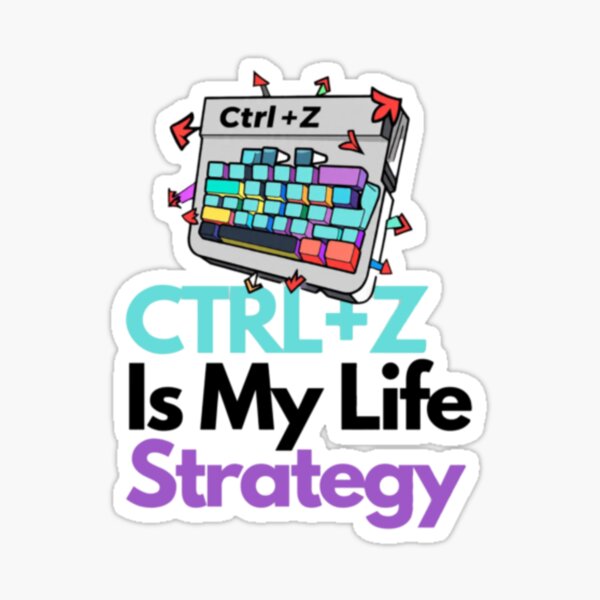 Item preview, Lustiges Grafikdesigner-Shirt – Strg+Z ist meine Lebensstrategie designed and sold by PathwiseLab.