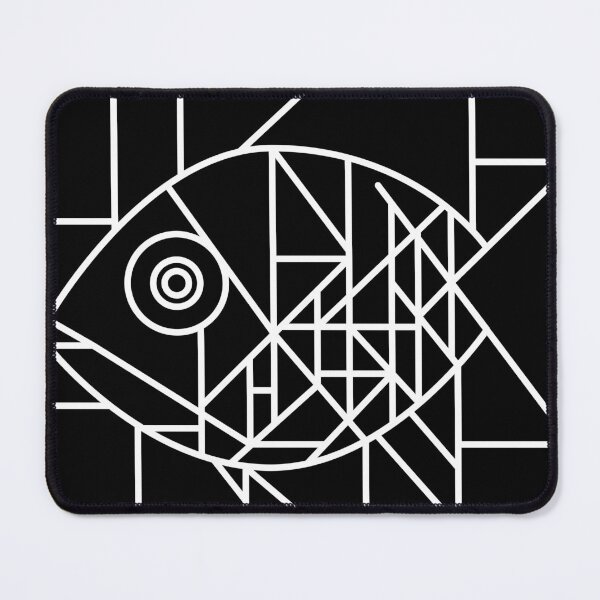 Item preview, Fish in white Lines designed and sold by viralius.