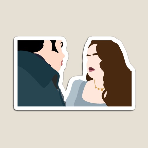 Aperçu de l'œuvre Bridgerton - Pénélope et Colin créée et vendue par Bingeartstudio.