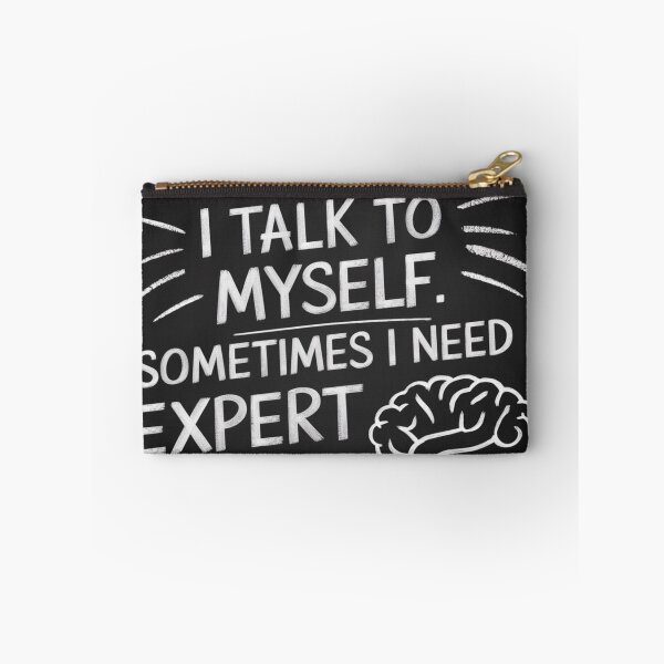 Item preview, Of Course I Talk to Myself designed and sold by Arthoughts.