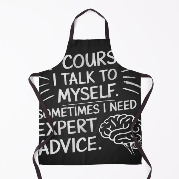 Item preview, Of Course I Talk to Myself designed and sold by Arthoughts.